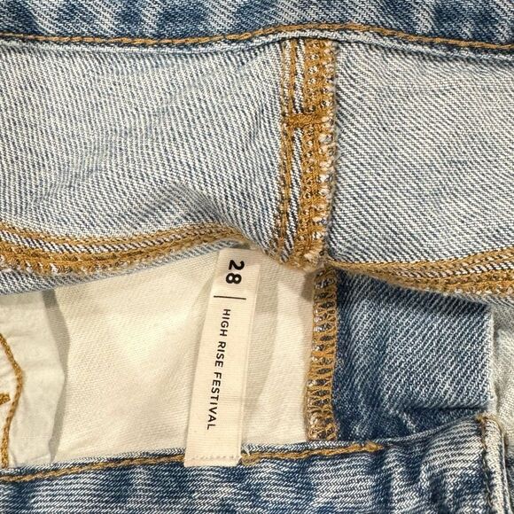 Pacsun High Rise Festival Colorblock Shorts Women’s 28 - Picture 4 of 5